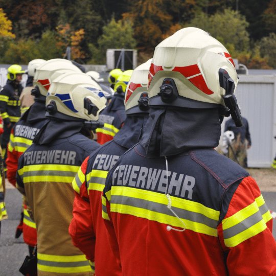 Feuerwehren an dem Rescue Evolution Day